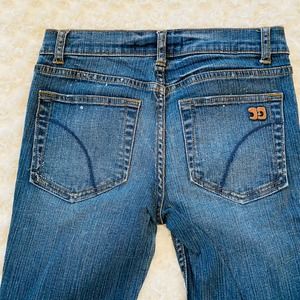 Joe's Jeans Distressed Paint Splattered Dark Deni… - image 1